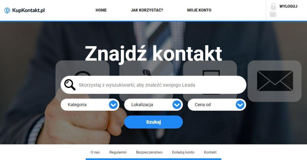 wyszukiwanie klientów lead na kup kontakt